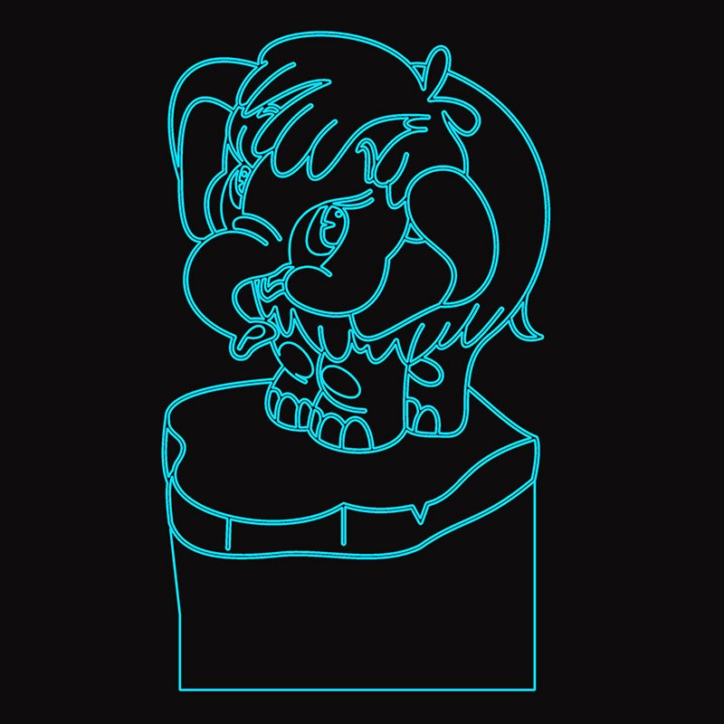 چراغ خواب طرح بچه فیل