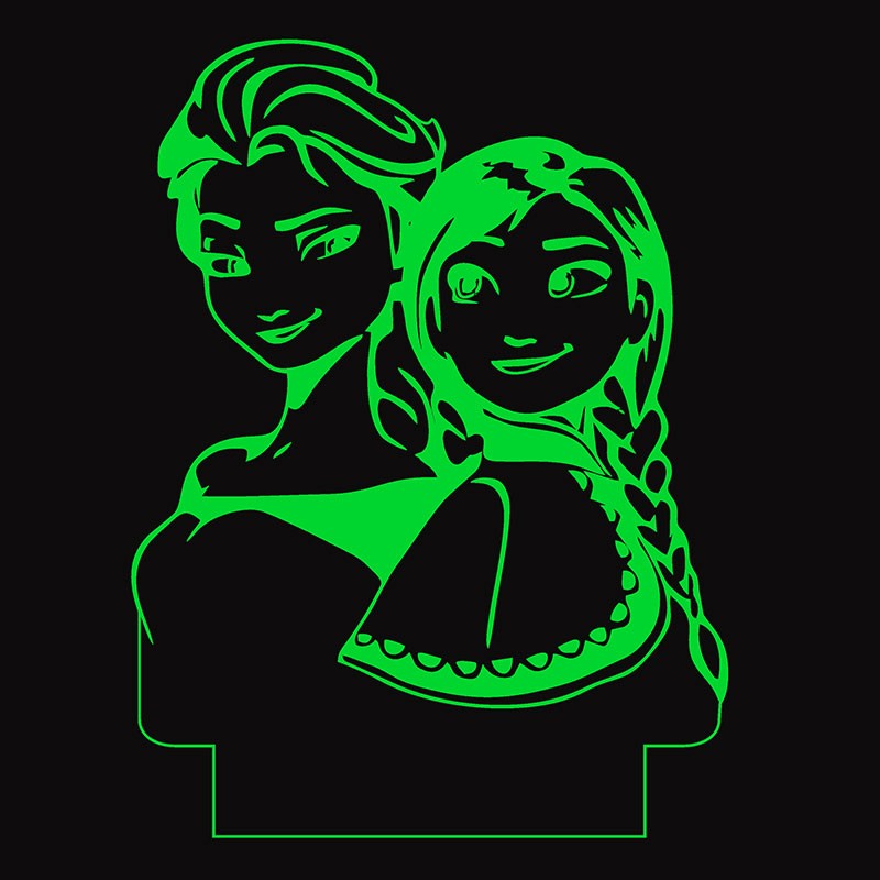 چراغ خواب طرح السا و آنا