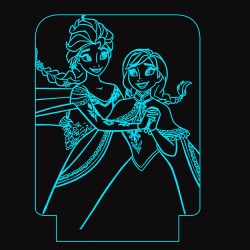 چراغ خواب طرح السا و آنا