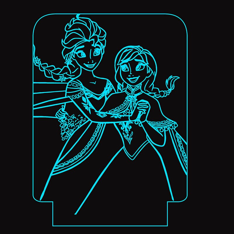 چراغ خواب طرح السا و آنا