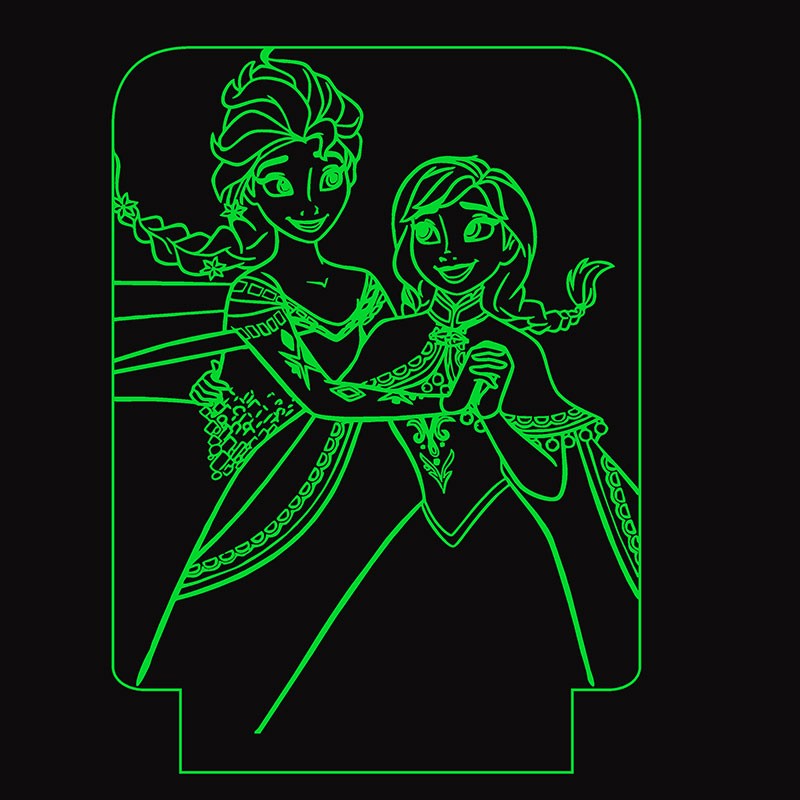 چراغ خواب طرح السا و آنا