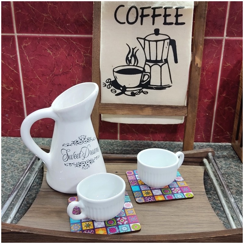 زیر لیوانی طرح انتزاعی