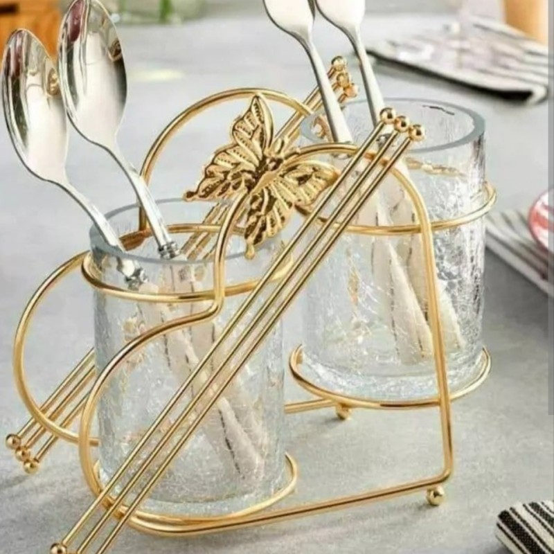 جا قاشق و چنگالی مدل پیانو قلبی جی اچ استور