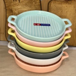 تابه سرامیکی رنگی گرد جی اچ استور