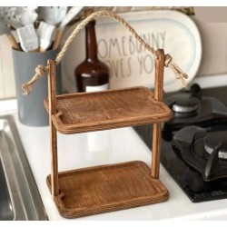 استند چوبی جا ادویه آشپزخانه