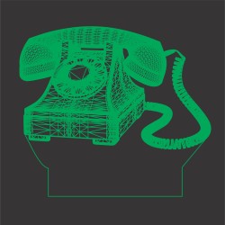 چراغ خواب طرح تلفن