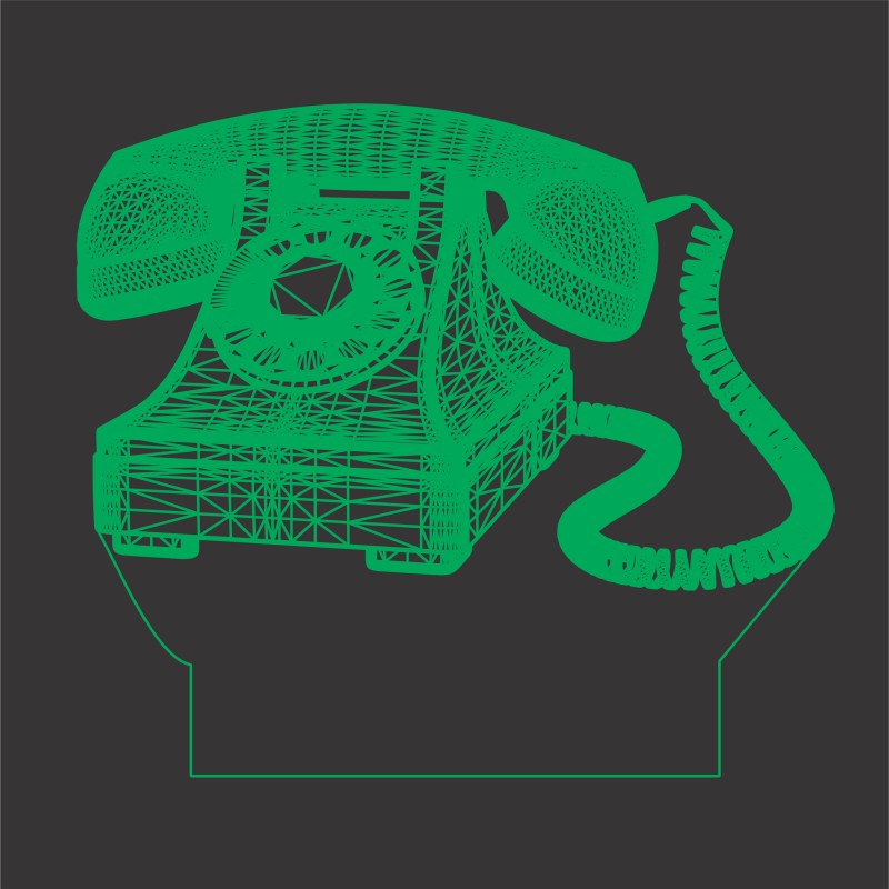 چراغ خواب طرح تلفن