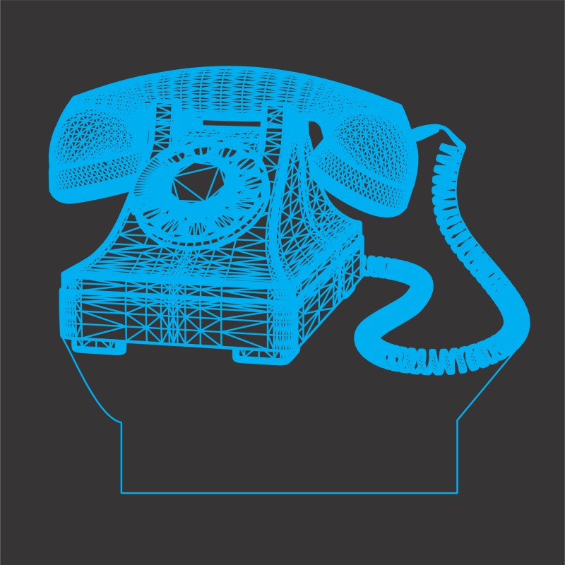 چراغ خواب طرح تلفن رومیزی