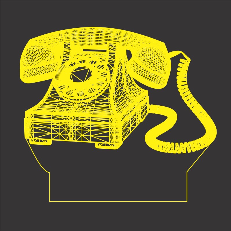 چراغ خواب طرح تلفن