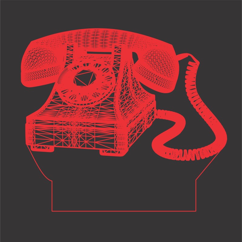 چراغ خواب طرح تلفن