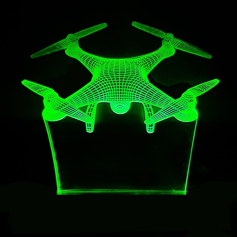 چراغ خواب سه بعدی طرح پهپاد