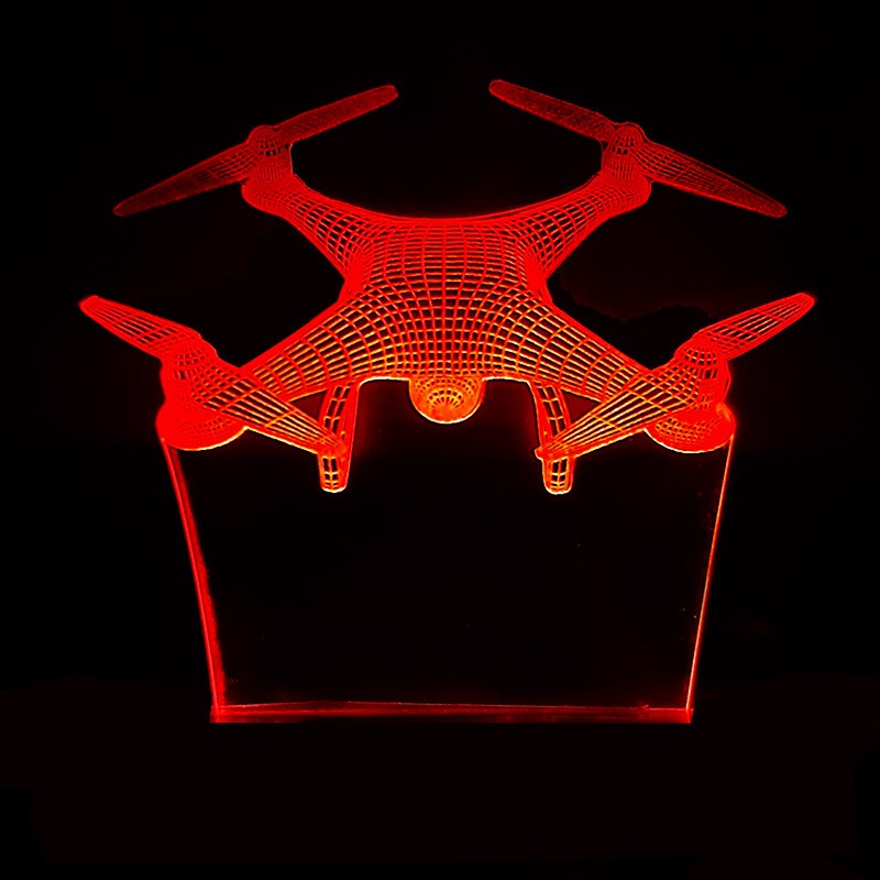 چراغ خواب سه بعدی طرح پهپاد