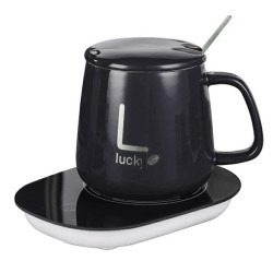 ماگ حرارتی لاکی 400 میل به همراه صفحه گرمکن برقی