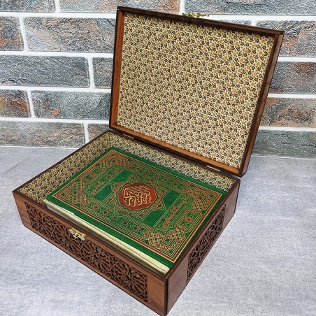 جعبه قرآن کریم طرح چهار قل جی اچ استور